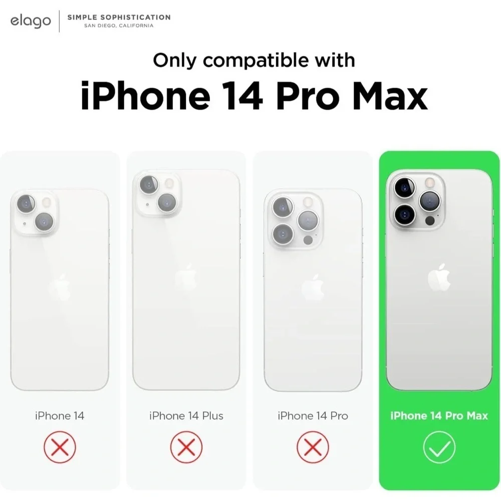 iPhone 14 Pro Max Silicone Phone Case, White